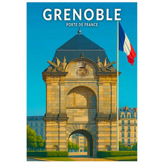 Affiche - Grenoble - Porte de France