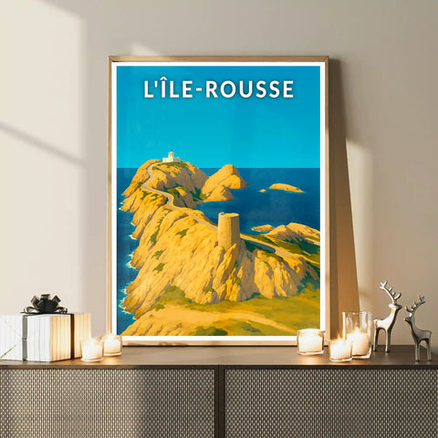 Affiche - L'île-Rousse