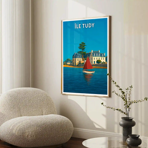 Affiche - Île Tudy