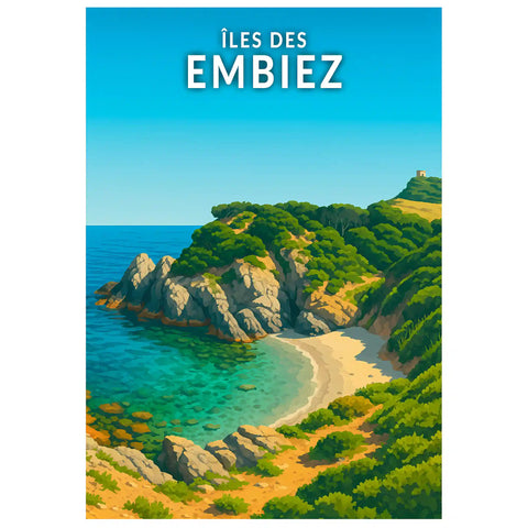 Affiche - Îles des Embiez