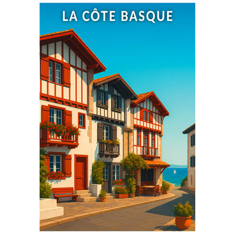 Affiche - La Côte Basque