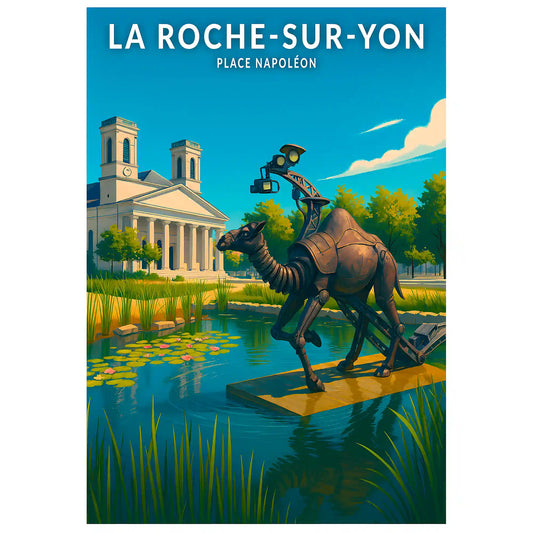 Affiche - La Roche-sur-Yon - Place Napoléon