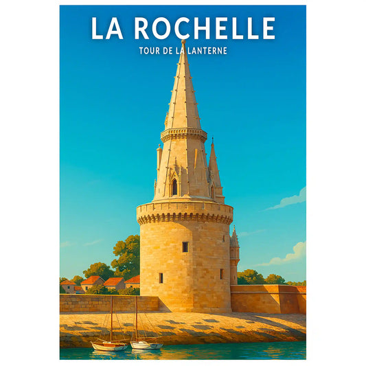 Affiche - La Rochelle - Tour de la Lanterne