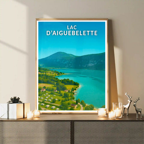 Affiche - Lac d'Aiguebelette