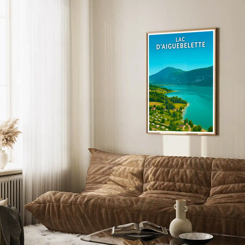 Affiche - Lac d'Aiguebelette