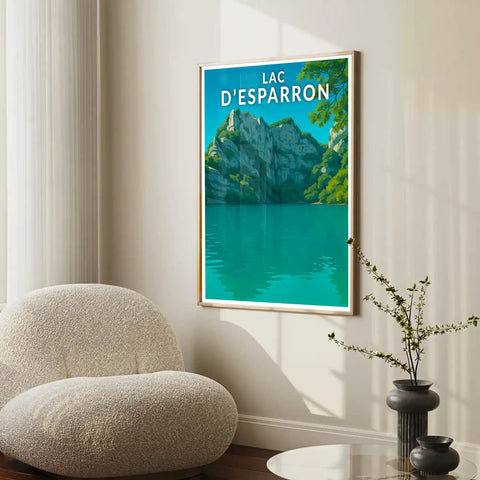 Affiche - Lac d'Esparron