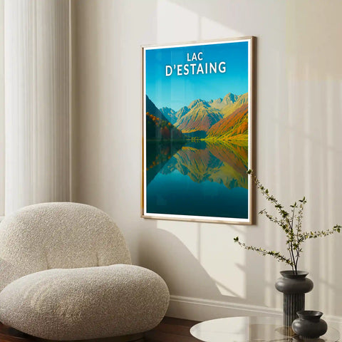 Affiche - Lac d'Estaing