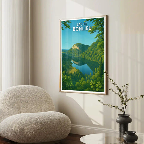 Affiche - Lac de Bonlieu