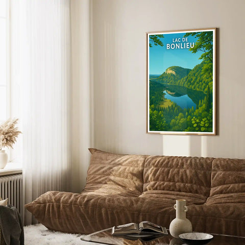 Affiche - Lac de Bonlieu