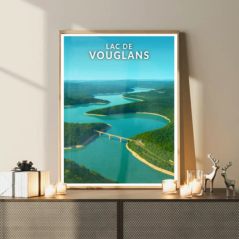 Affiche - Lac de Vouglans