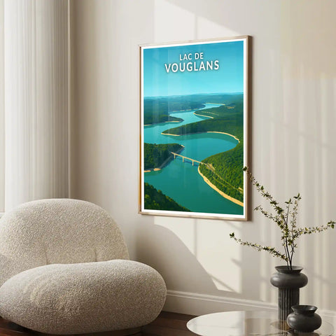 Affiche - Lac de Vouglans
