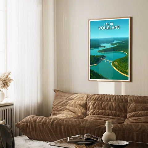 Affiche - Lac de Vouglans