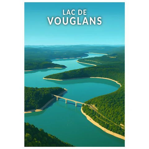 Affiche - Lac de Vouglans