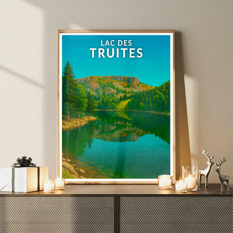 Affiche - Lac des Truites