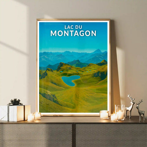 Affiche - Lac du Montagnon