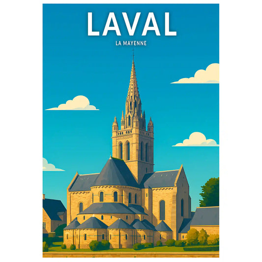 Affiche - Laval - La Mayenne