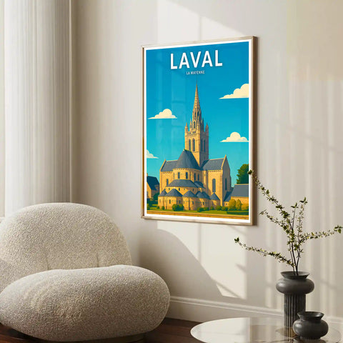 Affiche - Laval - La Mayenne