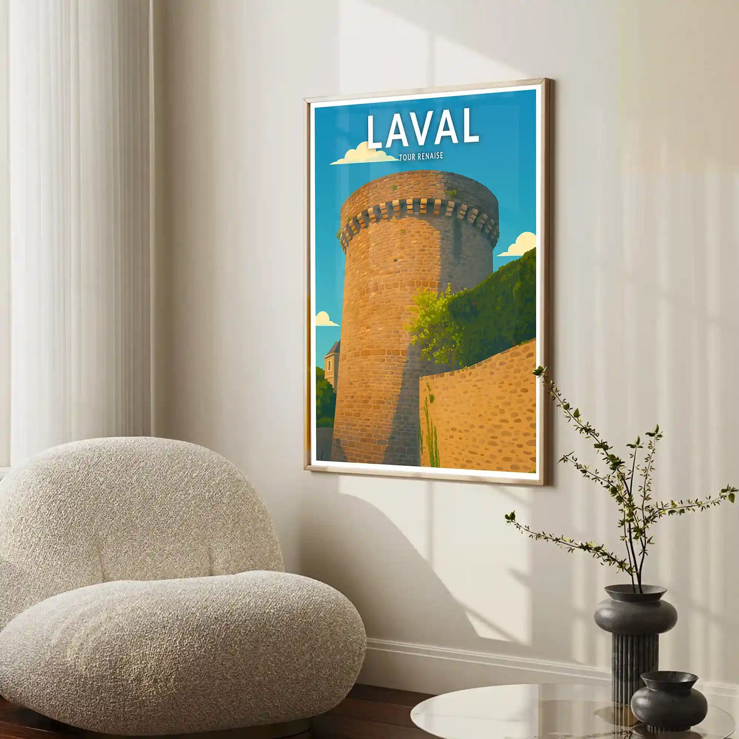 Affiche - Laval - Tour Renaise