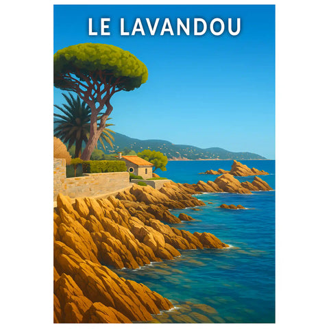Affiche - Le Lavandou