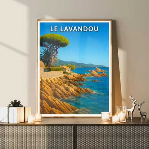 Affiche - Le Lavandou