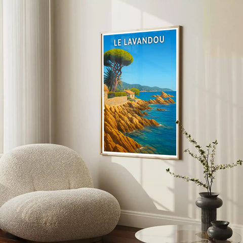 Affiche - Le Lavandou