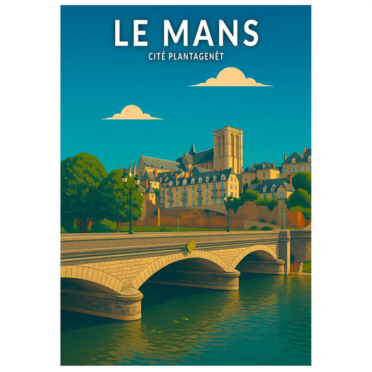 Affiche - Le Mans - Cité Plantagenêt
