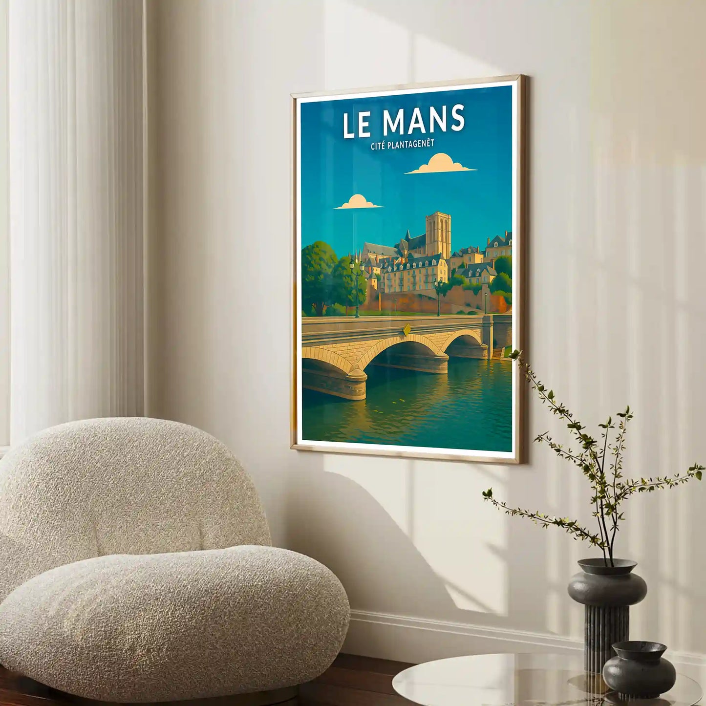 Affiche - Le Mans - Cité Plantagenêt
