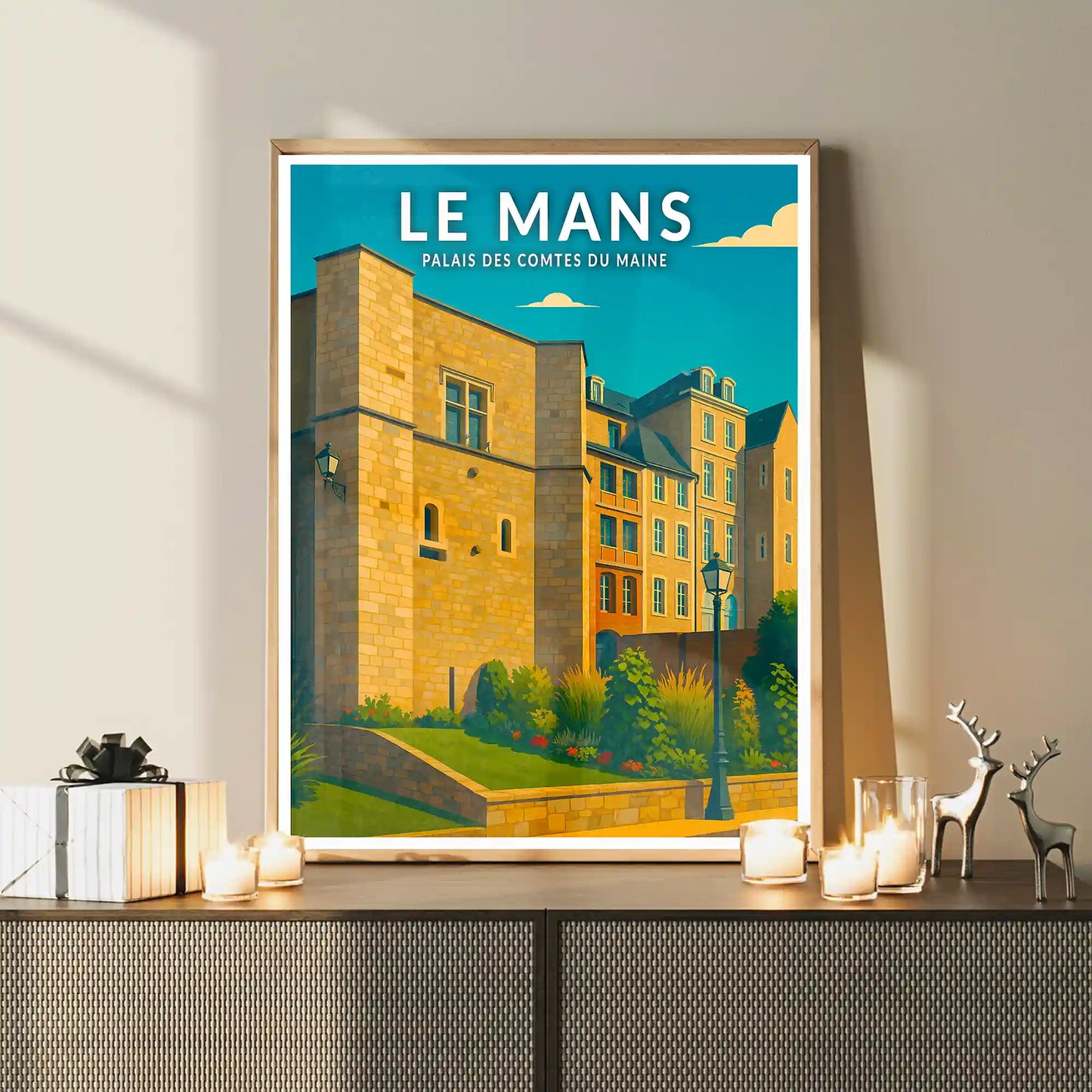 Affiche - Le Mans - Palais des Comtes du Maine
