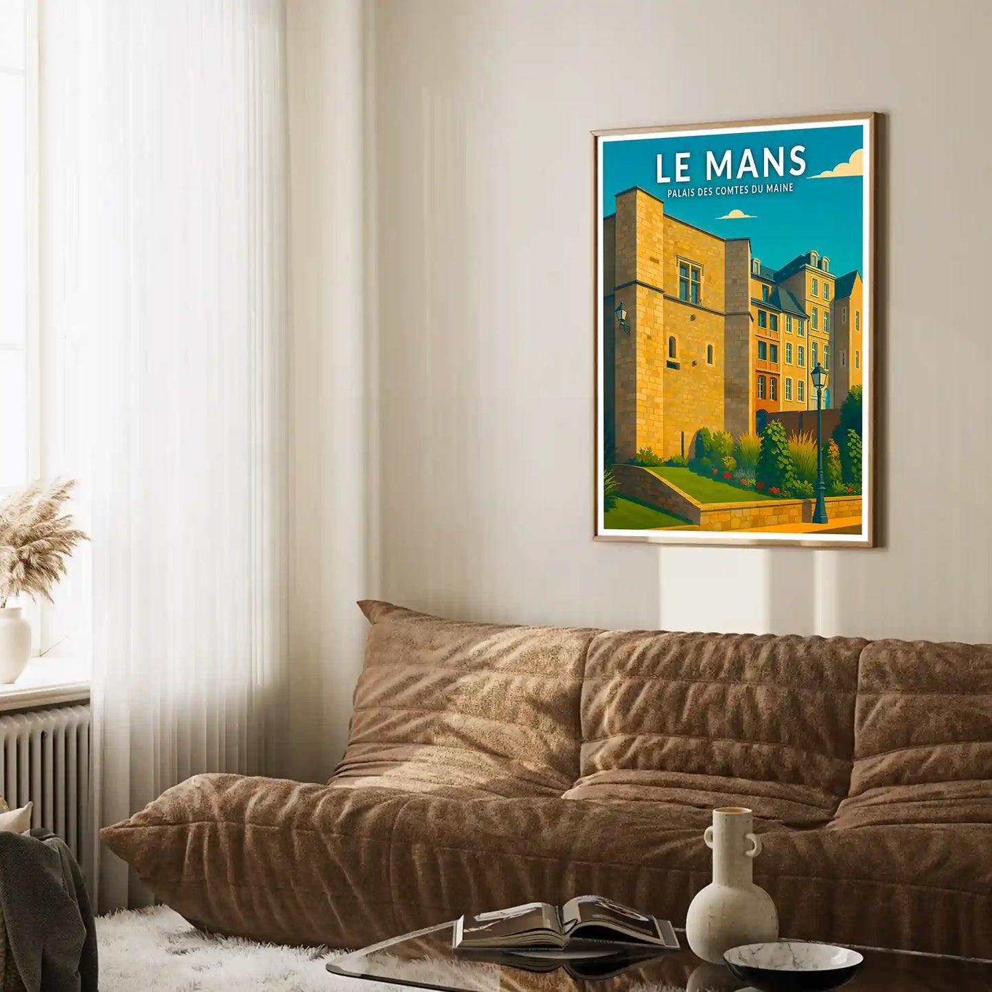 Affiche - Le Mans - Palais des Comtes du Maine