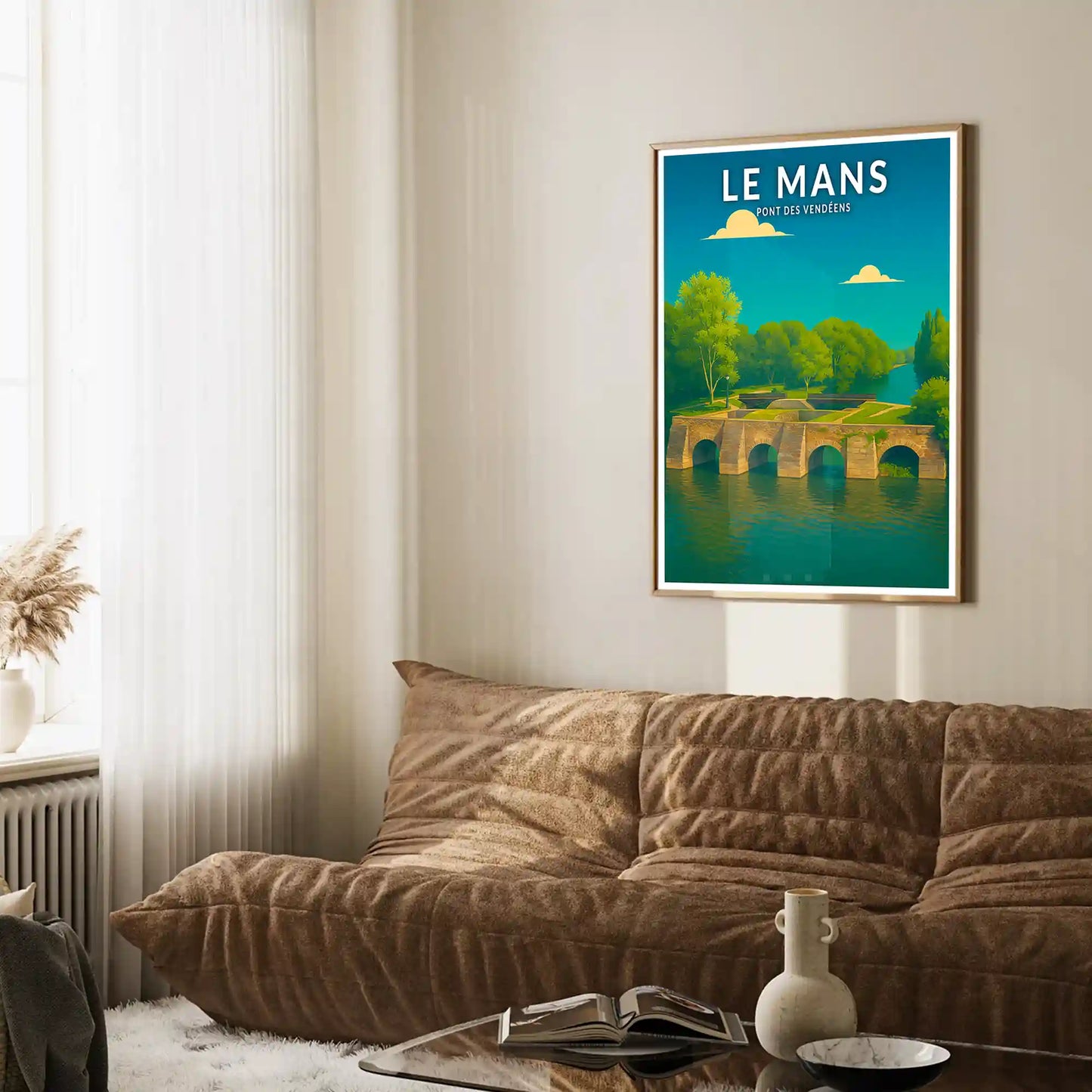 Affiche - Le Mans - Pont des Vendéens