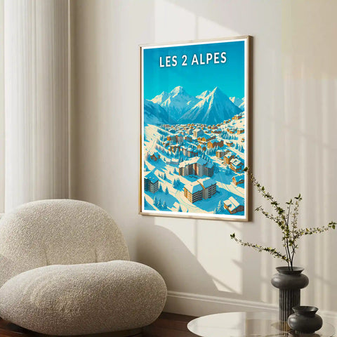 Affiche - Les 2 Alpes