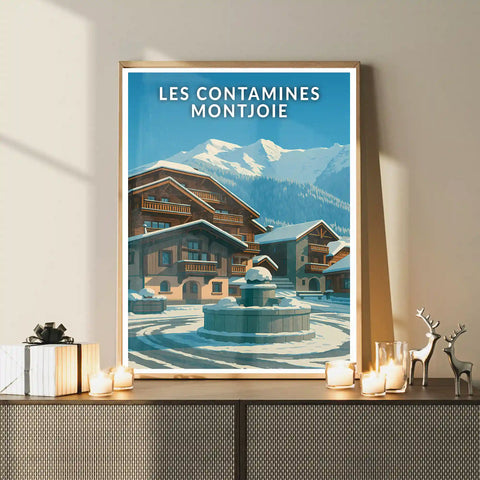 Affiche - Les Contamines-Montjoie