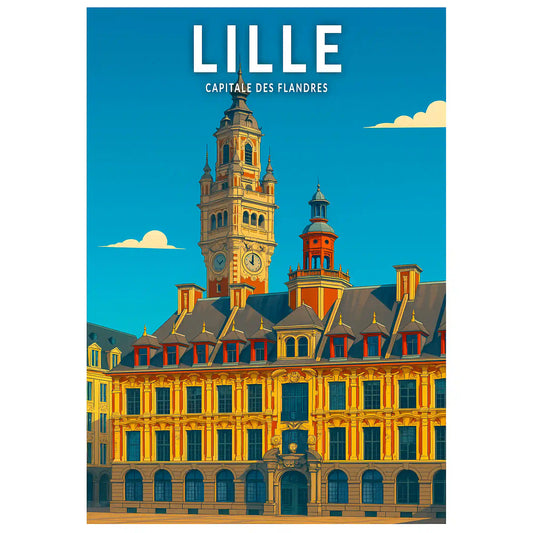 Affiche - Lille - Capitale des Flandres