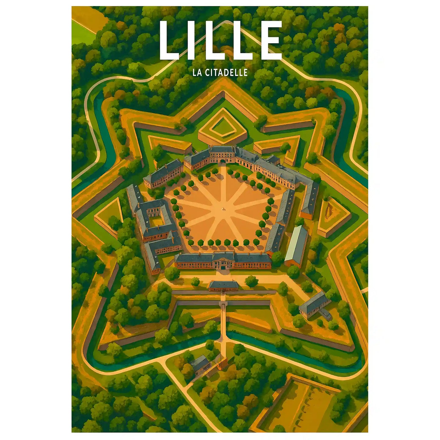 Affiche - Lille - La Citadelle