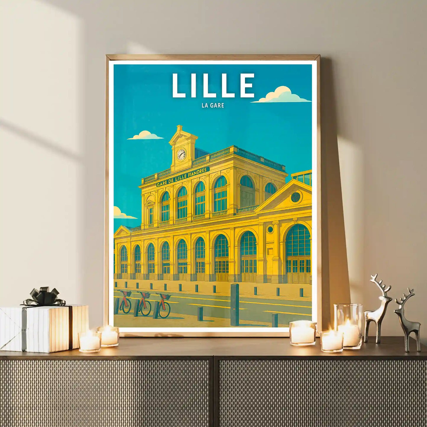 Affiche - Lille - La Gare