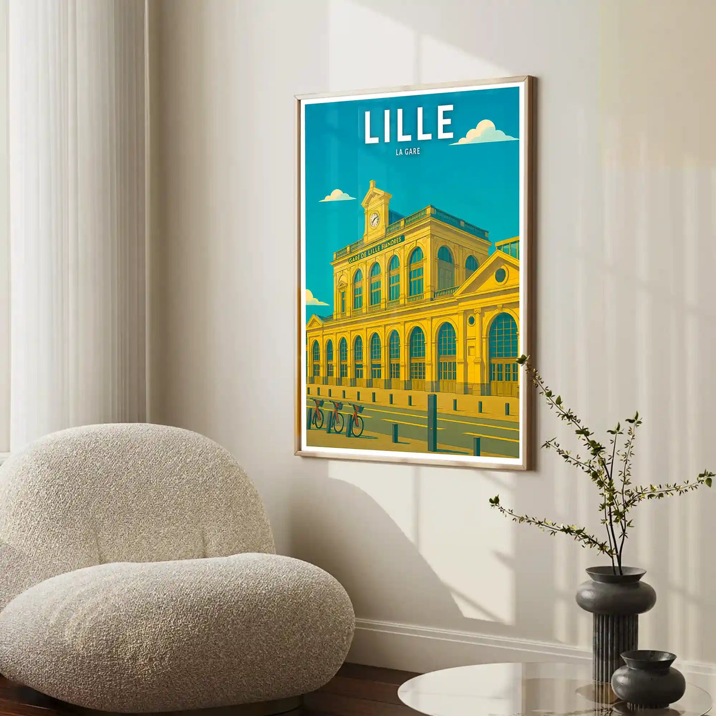 Affiche - Lille - La Gare