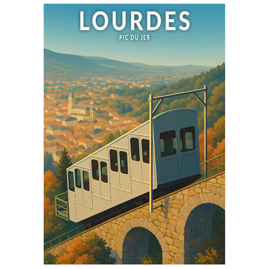 Affiche - Lourdes - Pic du Jer
