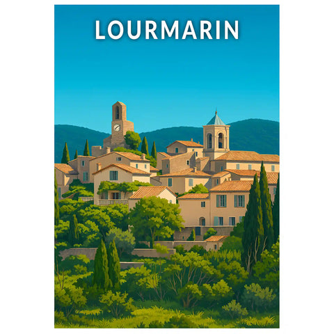Affiche - Lourmarin
