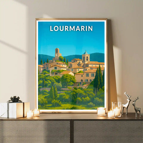Affiche - Lourmarin
