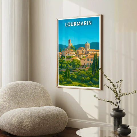 Affiche - Lourmarin