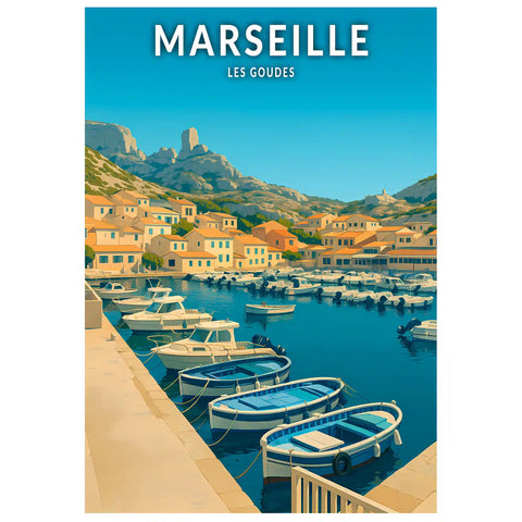 Affiche - Marseille - Les Goudes