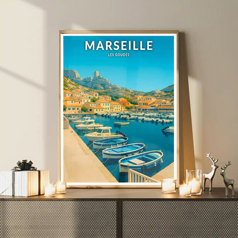 Affiche - Marseille - Les Goudes