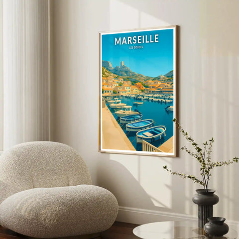 Affiche - Marseille - Les Goudes