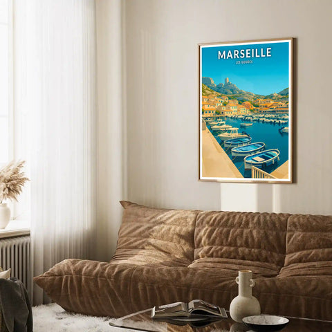 Affiche - Marseille - Les Goudes