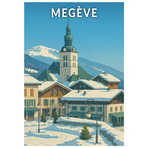 Affiche - Megève