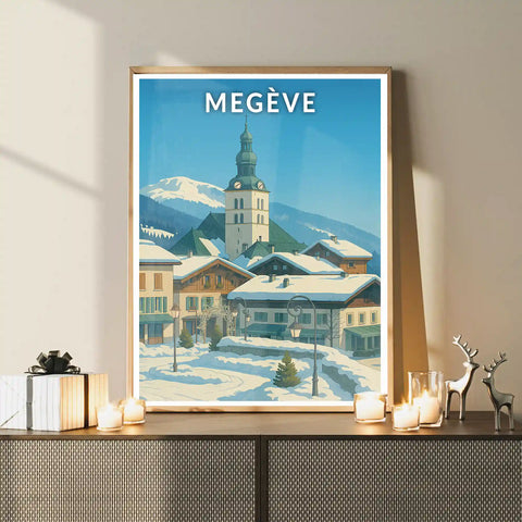 Affiche - Megève