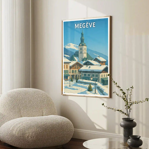 Affiche - Megève