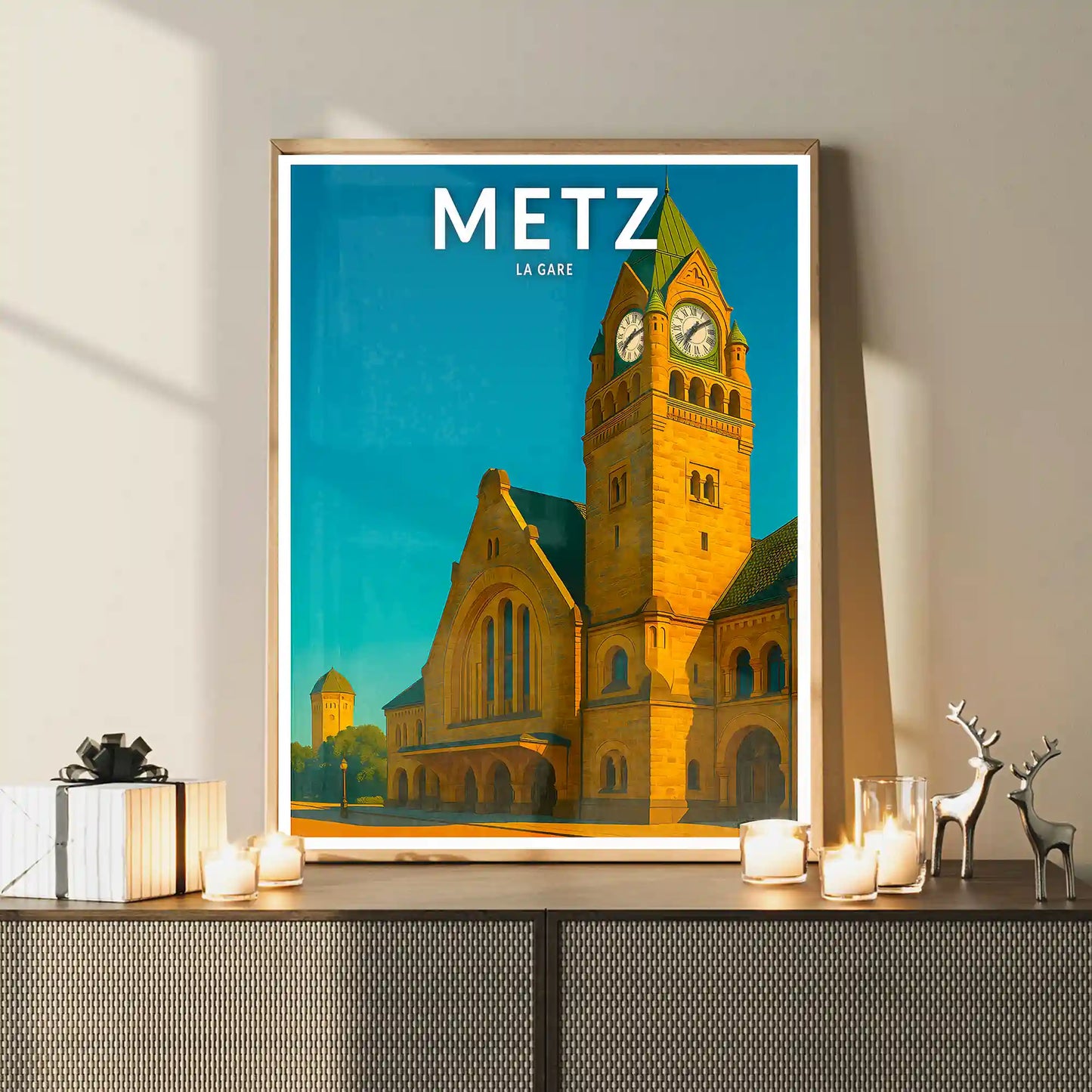 Affiche - Metz - La Gare