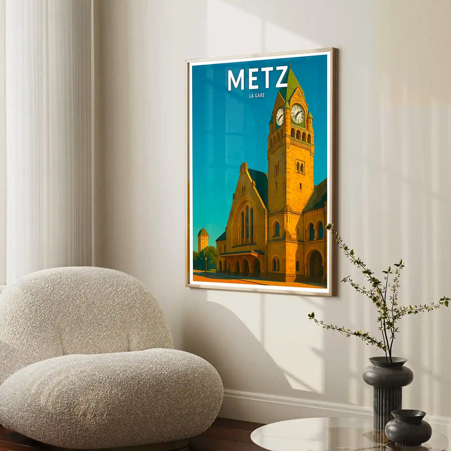 Affiche - Metz - La Gare