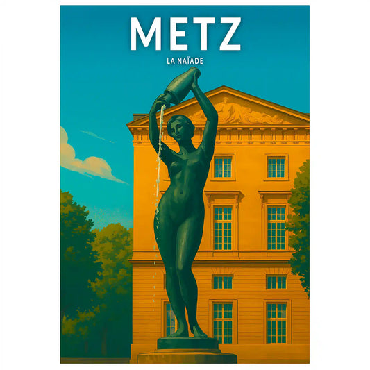 Affiche - Metz - La Naïade